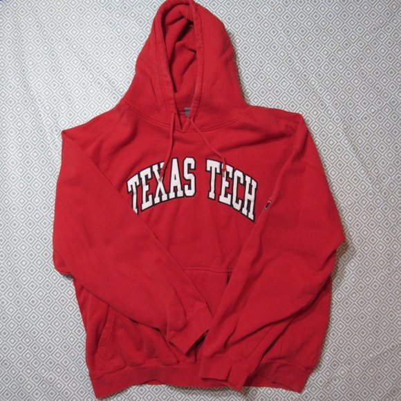 Texas Tech Men's Hoodie Pullover XXL Red Cotton Blend VG - Picture 2 of 10